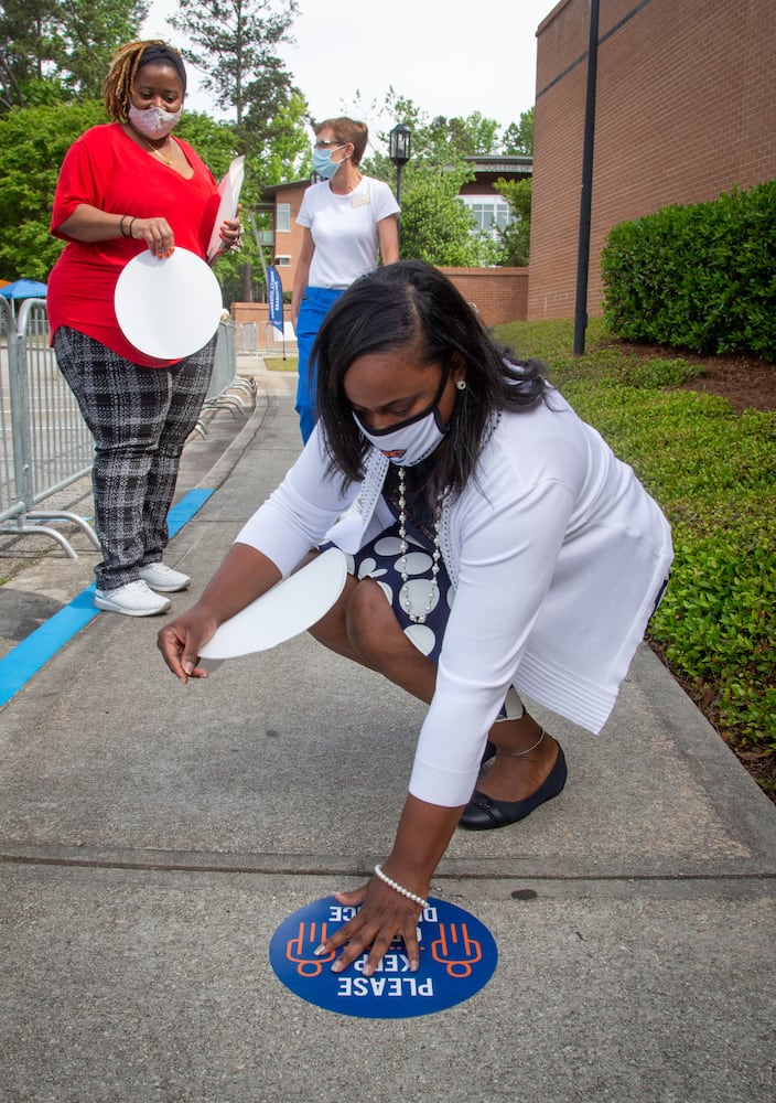 an in-person  graduation ceremony at Clayton State University