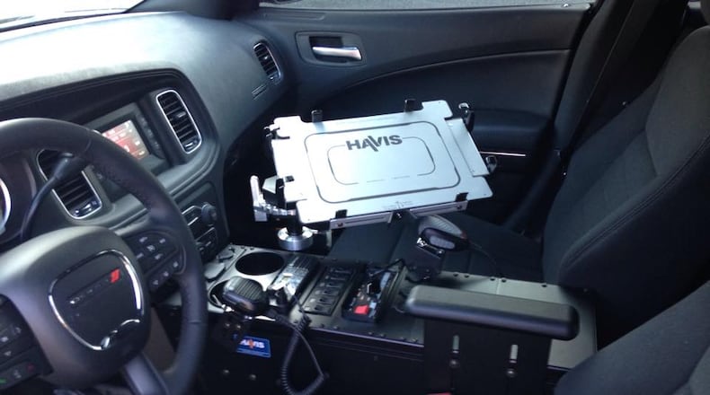 Lawrenceville will purchase laptop docking stations for police vehicles. Courtesy of West Chatham Warning Devices