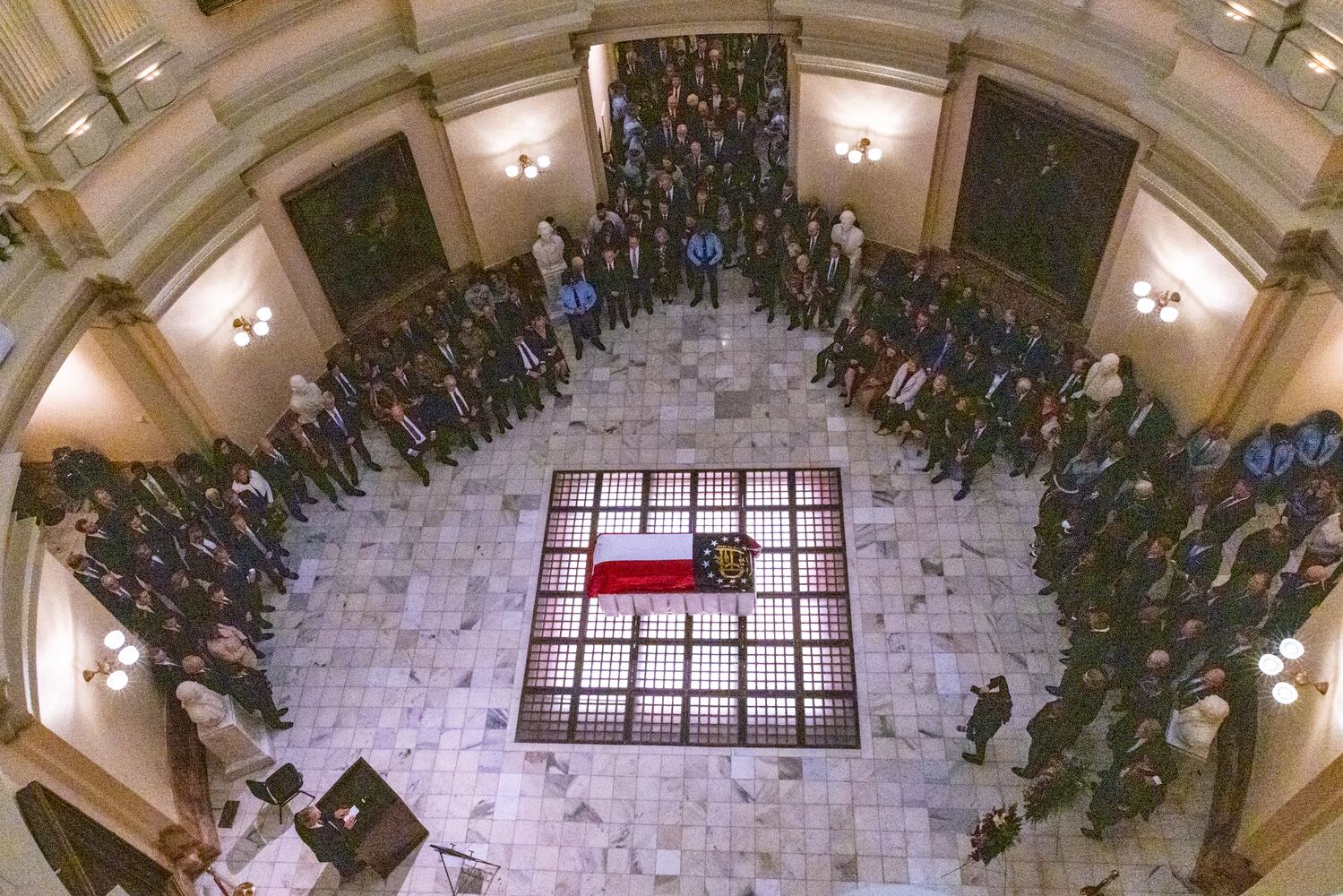 RALSTON LYING IN STATE