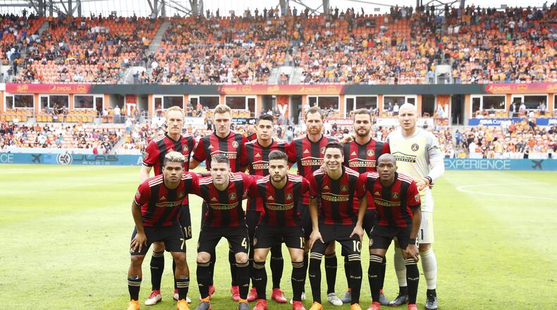 This was Atlanta United's starting 11 in last week's 4-0 loss at Houston (Atlanta United).