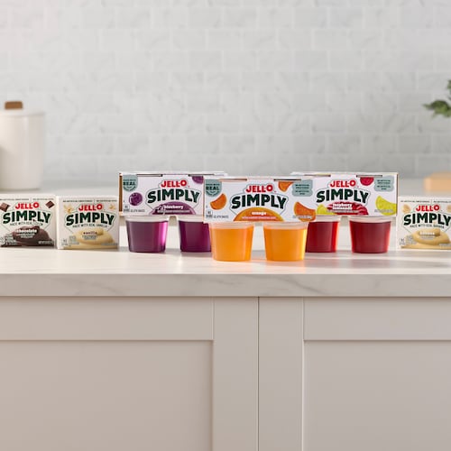 This undated photo provided by Kraft Heinz on Tuesday, May 19, 2026, shows a new line of Jell-O products. (Kraft Heinz via AP)