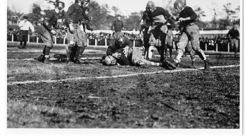 Photo from Georgia Tech's 222-0 win over Cumberland in 1916. (Georgia Tech Archives)