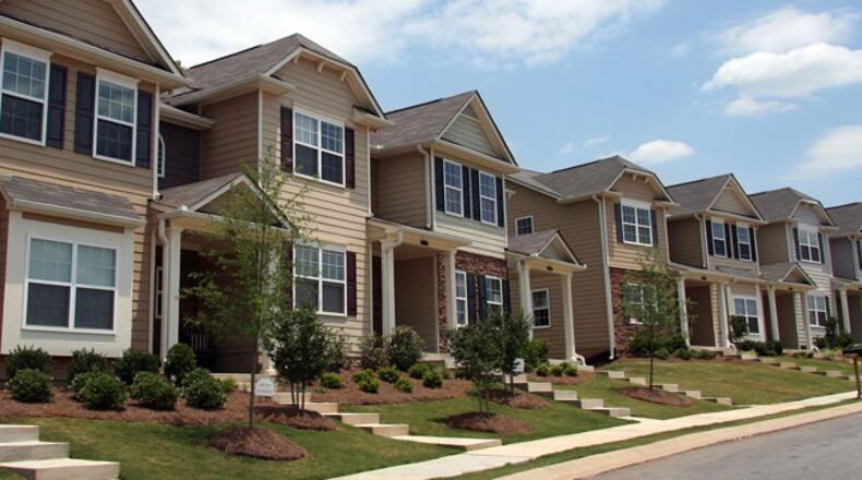 If approved the applicant will build 68 single-family town homes on Flat Shoals Road.