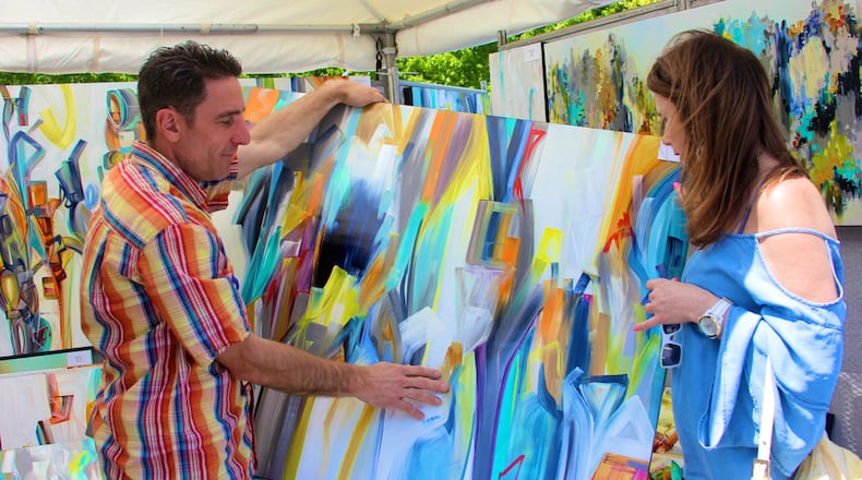 The Roswell Spring Arts Festival, May 4-5, features more than 100 painters, sculptors and other artists showing their work. 
(Courtesy of Atlanta Foundation for Public Spaces)