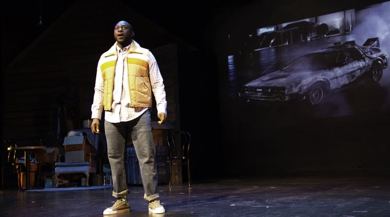Avery Sharpe plays the title role in “Black Nerd” at Dad’s Garage through Aug. 4. He makes his playwrighting debut Aug. 3 with “Woke,” part of Essential Theatre’s annual playwriting competition. CONTRIBUTED BY MEG ANSTEENSEN