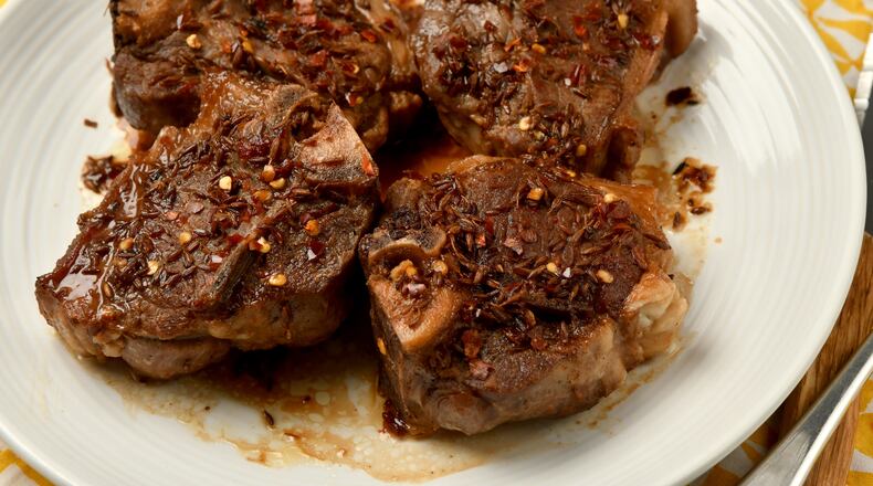 Cumin Lamb Chops. (CHRIS HUNT FOR THE ATLANTA JOURNAL-CONSTITUTION)