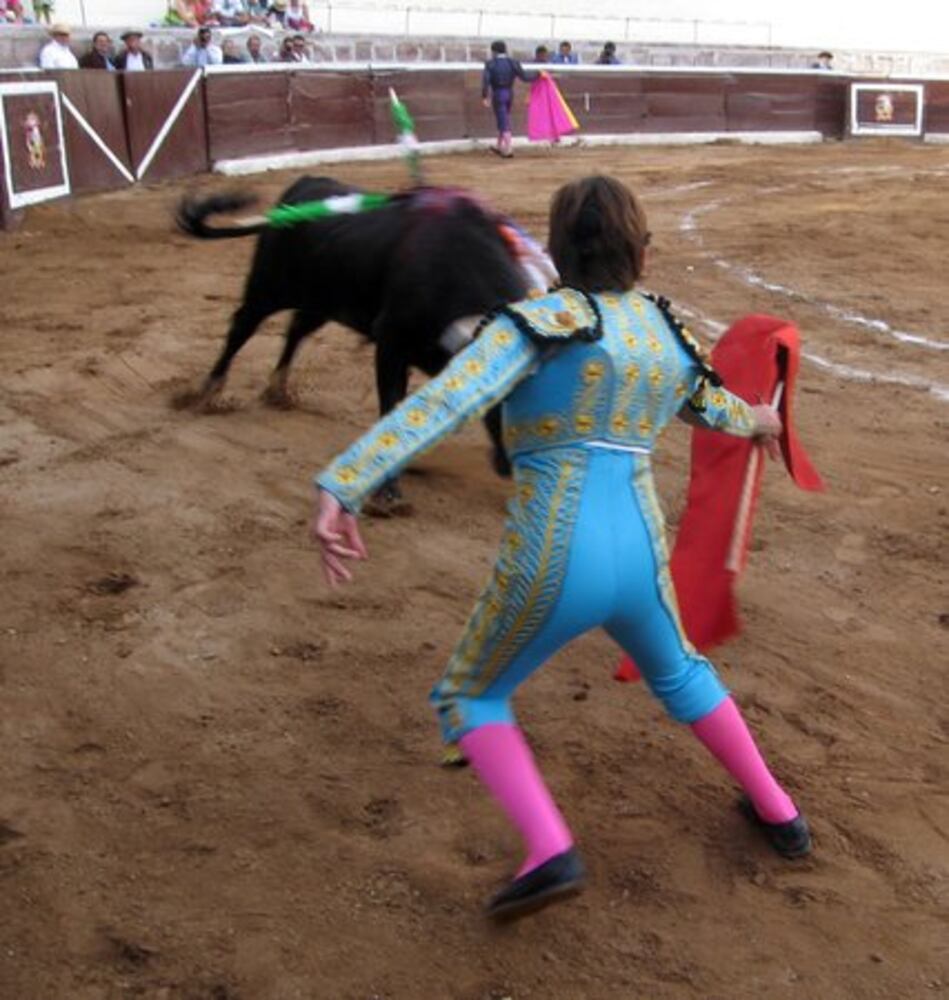 Michelito, the child bullfighter