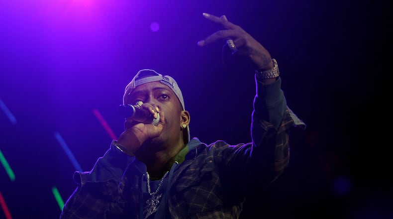Atlanta rapper Rich Homie Quan performs at the V103 third anniversary Winterfest concert at Philips Arena on Saturday, December 16, 2017. The artist, known for hits like "Type of Way," died on Sept. 5, 2024. (Akili-Casundria Ramsess/Eye of Ramsess Media)