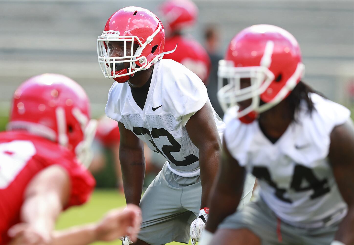 Photos: Bulldogs work out, host fans in Athens