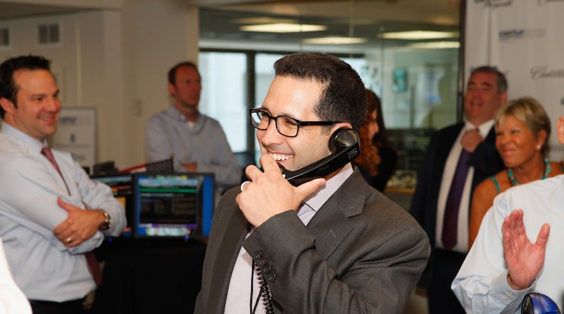 Sports media figure Adam Schefter attends the Annual Charity Day Hosted By Cantor Fitzgerald And BGC at the Cantor Fitzgerald Office on Sept. 11, 2013, in New York. (Mike McGregor/Getty Images for Cantor Fitzgerald/TNS)