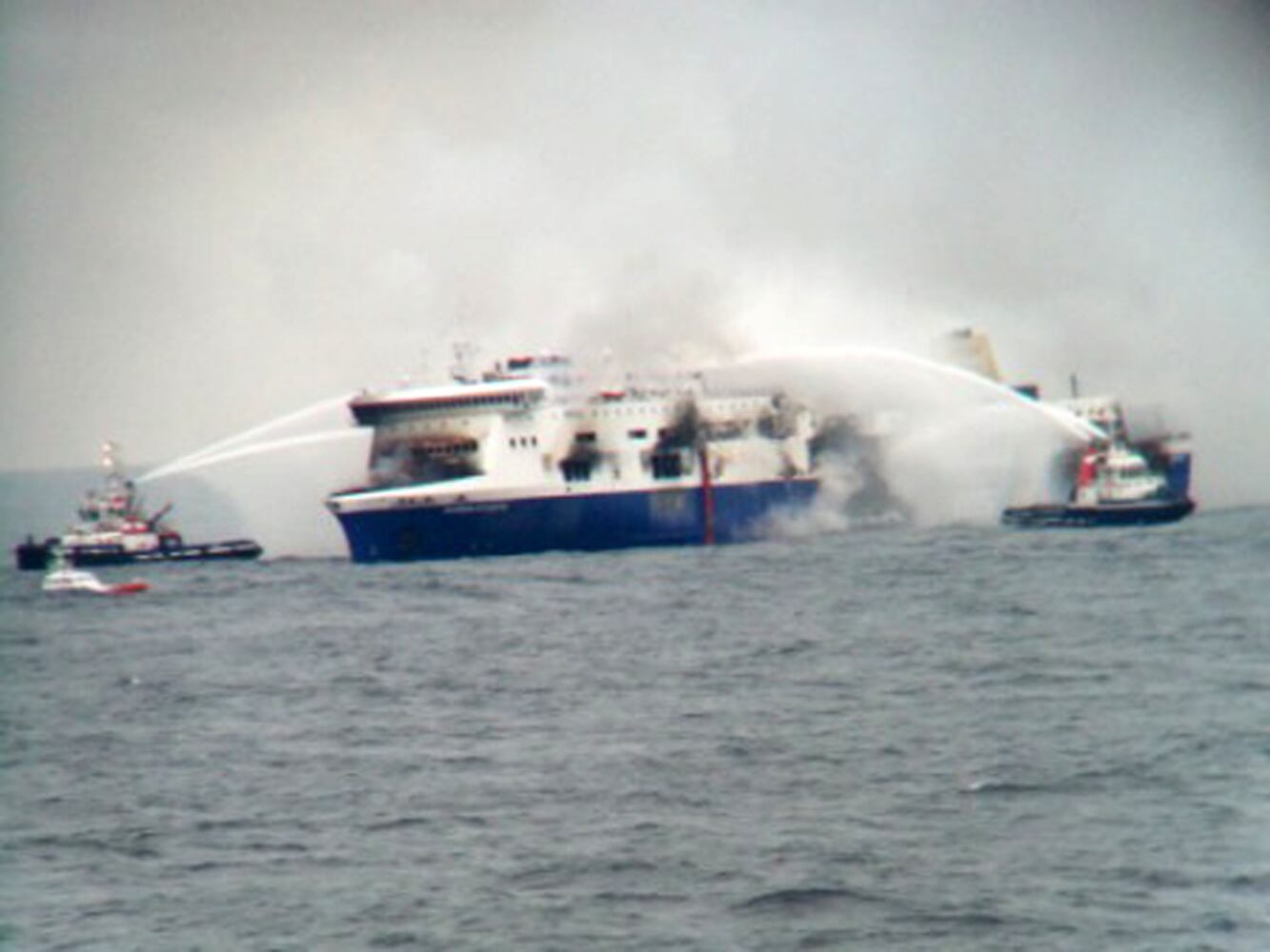 Ferry fire