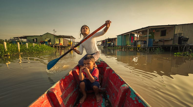 "Once Upon A Time in Venezuela" traces the decline of a tiny village on Lake Maracaibo. Contributed.