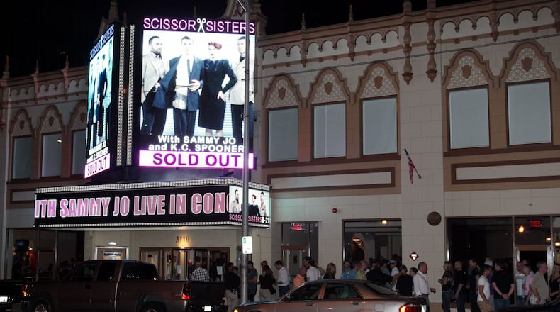 In 2010, fans line the sidewalk in front of the Buckhead Theatre for a Scissor Sisters concert. Photo: Robb D. Cohen / www.robbsphotos.com