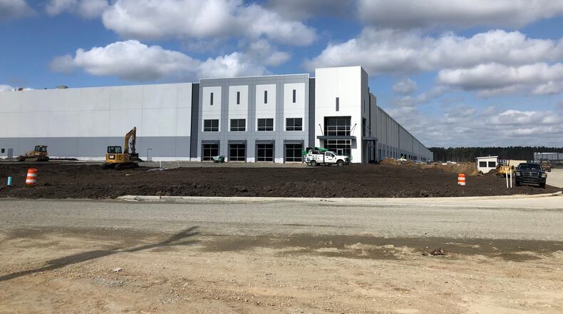 The Serena & Lily distribution center on Highway 21 is just one of the industrial units in Rincon that provides employment for Effingham County residents.