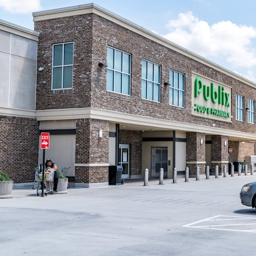 Publix is one of the major tenants at Madison Yards. The development, which is adjacent to the Atlanta Beltline, sold for $73.3 million, according to a news release from brokerage firm Newmark. (Courtesy of Aerial Innovations Southeast)