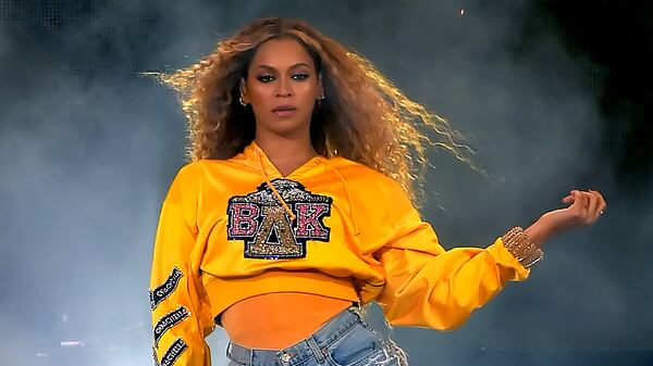 Beyonce Knowles performs onstage during 2018 Coachella Valley Music And Arts Festival Weekend 1 at the Empire Polo Field on April 14, 2018 in Indio, California.