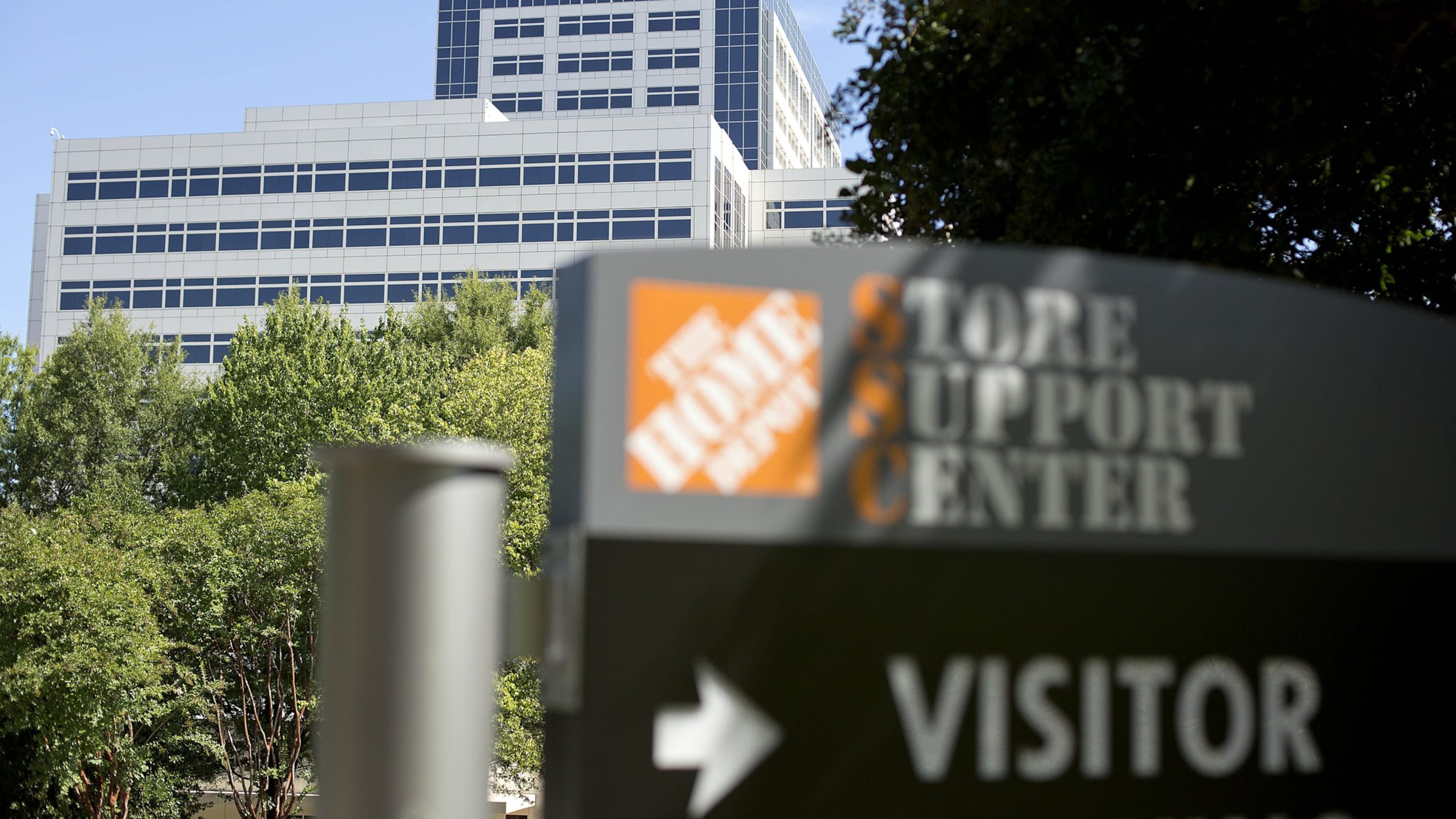 The Home Depot corporate headquarters in Vinings, site of some of the company's planned expansion. (David Goldman/AP)