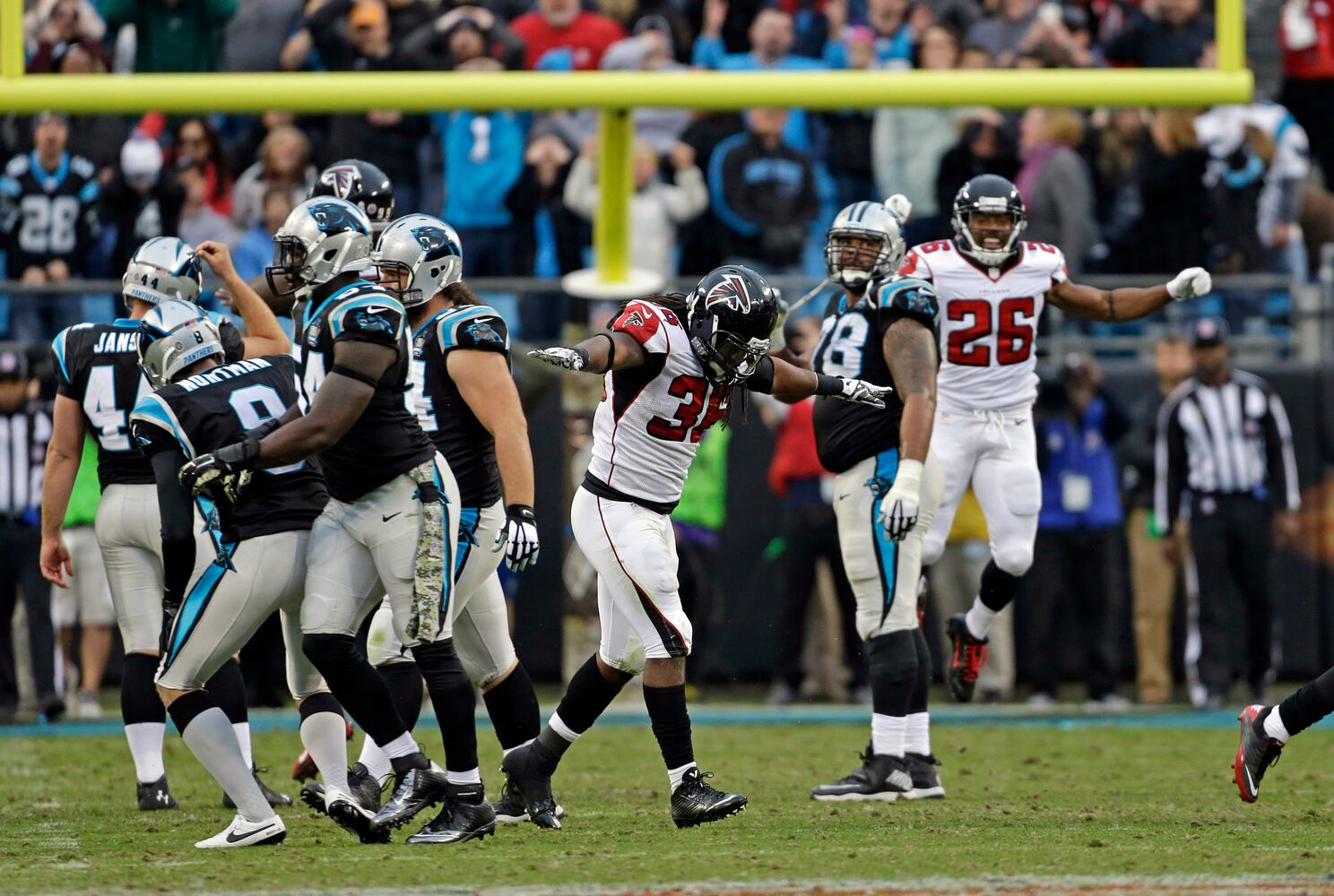 Falcons at Panthers football