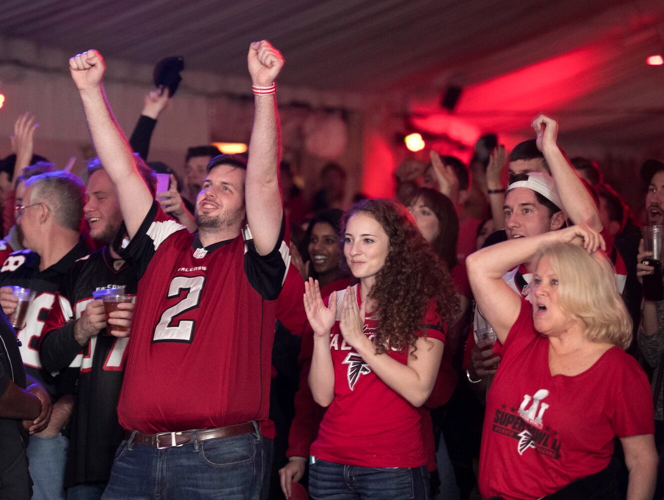 Falcons fans at Park Tavern