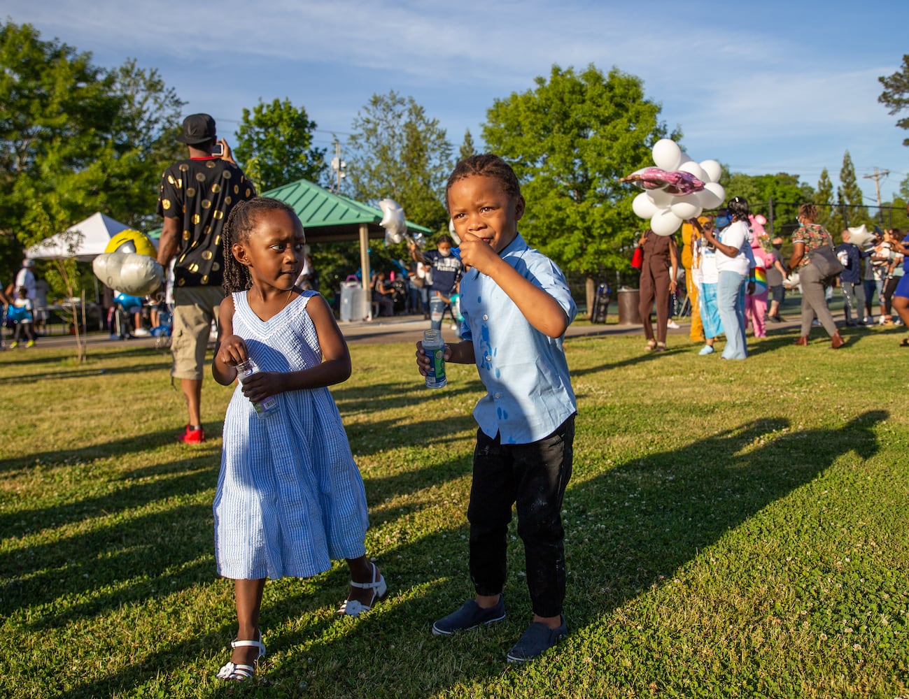 balloon release and celebration of life for Normisha Monroe