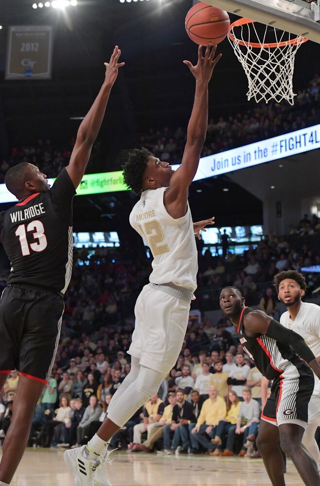 Photos: Georgia Tech, Georgia take rivalry to basketball court