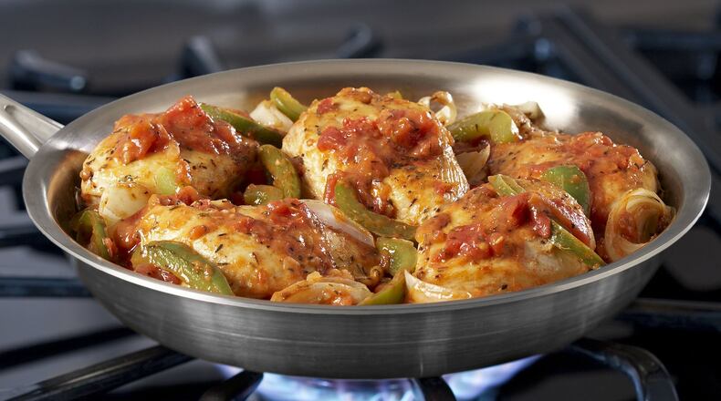 Saturday’s Spanish Chicken Skillet provides a good reason to invite friends over. Contributed by McCormick & Company