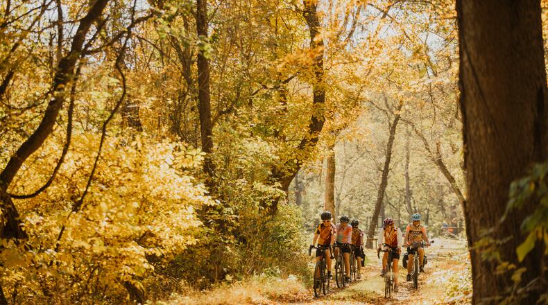 Old canal paths winding through the woods and along the Potomac River are part of the 334 uninterrupted trails cyclists will find outside of Cumberland, Maryland. 
Courtesy Mdmountainside.com