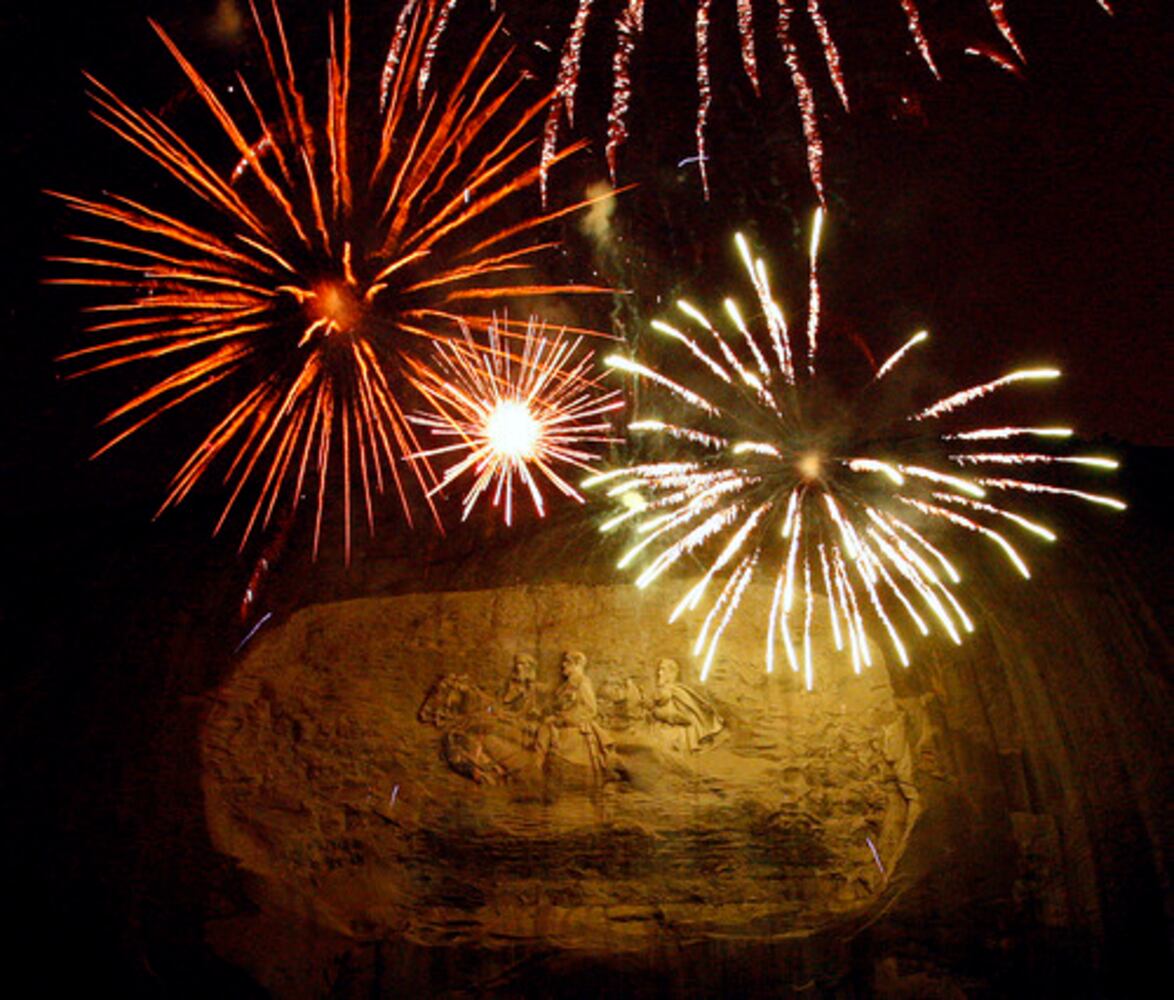 Stone Mountain Laser Show's different look