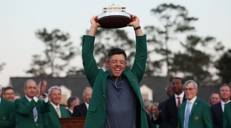 Because Rory McIlroy won the 2025 Masters, he will host the Champions Dinner before this year's golf tournament. (Jason Getz / AJC)