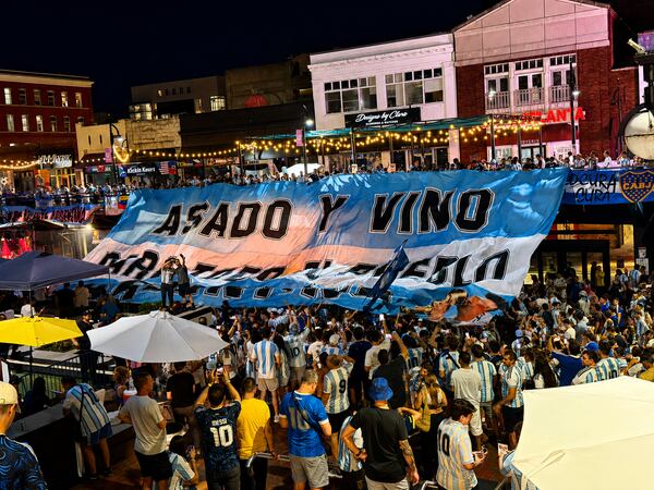 Argentina fans have been digging Underground Atlanta. (Courtesy of 
Underground Atlanta)