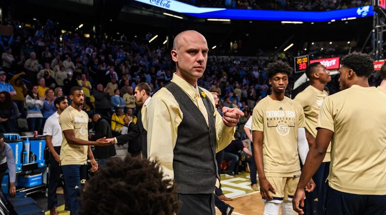 Georgia Tech player development coach Dan Taylor was on coach Josh Pastner's staff for his first five seasons before taking a job with the Charlotte Hornets in September 2022. (Danny Karnik/Georgia Tech Athletics)