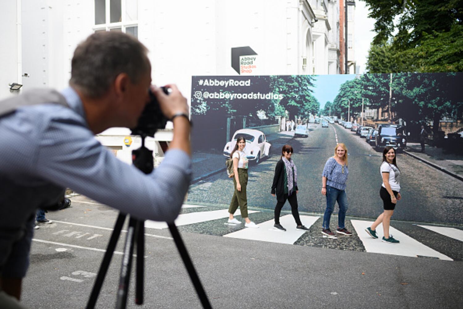 Photos: Fans mark 50th anniversary of 'Abbey Road' cover photo shoot