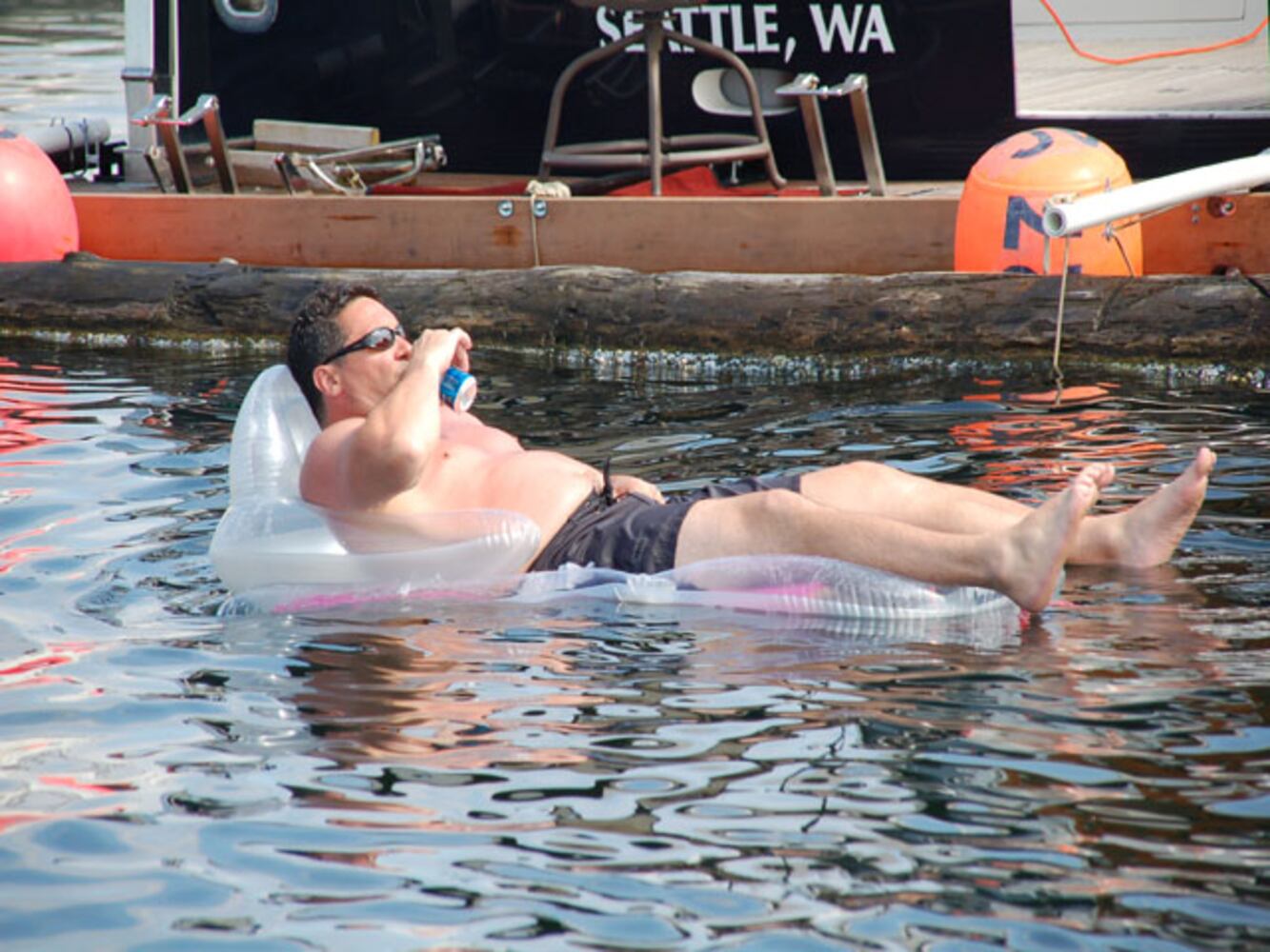 People Of The Seafair Logboom