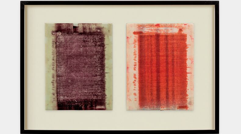 Tim Youd, "James Dickey's Deliverance (Screenplay)", 2022. (Courtesy of Cristin Tierney Gallery)