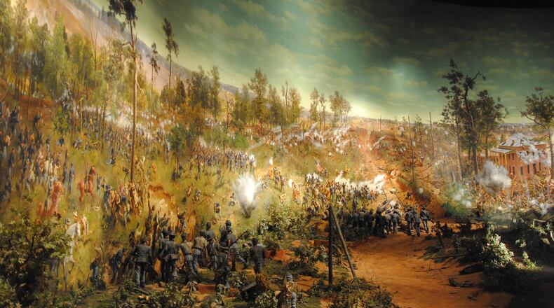 The Battle of Atlanta cyclorama. Atlanta History Center.