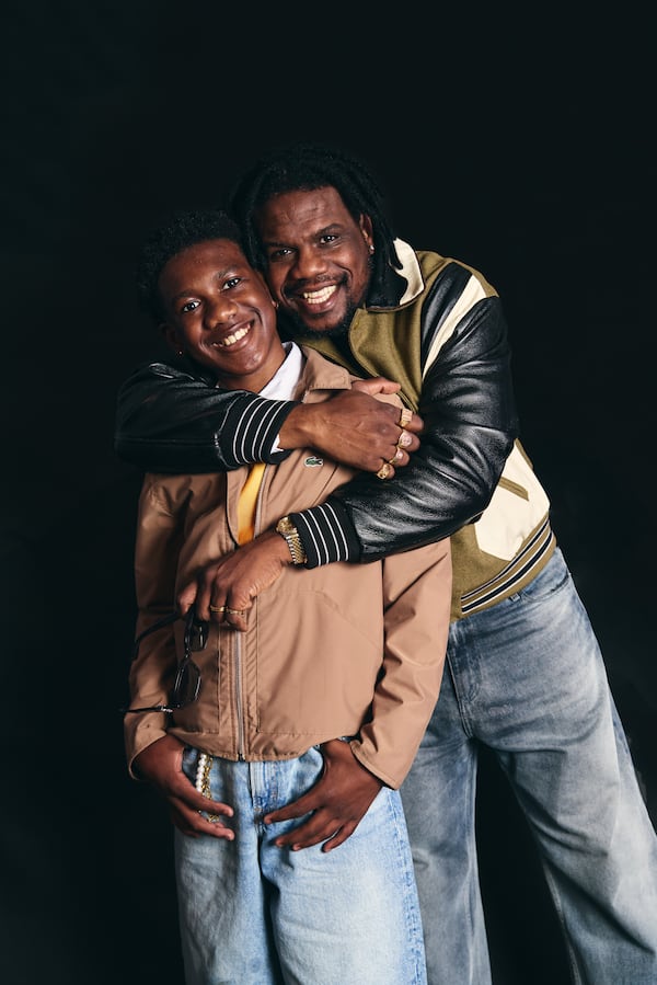Grammy-winning songwriter Theron Thomas (right) and his son Amir have teamed to make kids' music under their musical outfit Sumo's World, a Republic Records signee. Handout