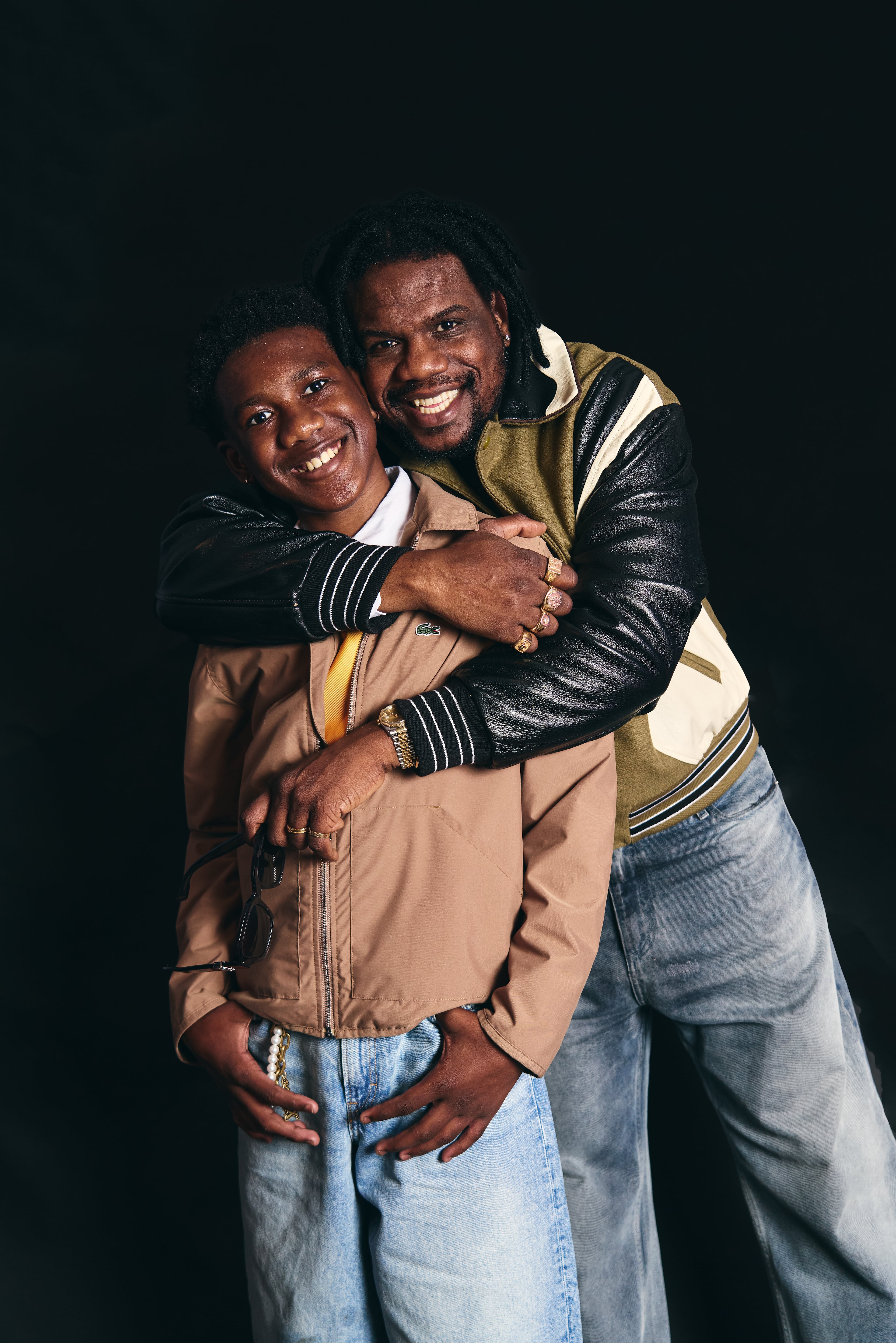 Grammy-winning songwriter Theron Thomas (right) and his son Amir have teamed to make kids' music under their musical outfit Sumo's World, a Republic Records signee. Handout