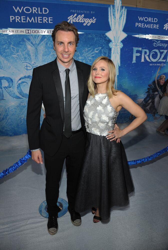 The premiere of "Frozen" in Hollywood