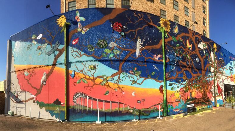 The Tree of Life mural is one of several in Lake Charles. CONTRIBUTED BY CANDICE ALEXANDER