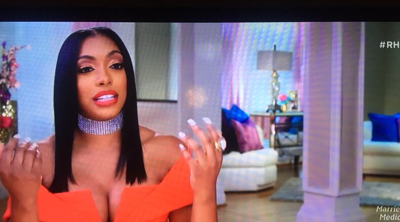 Porsha Williams wants the sperm from an ex boyfriend for a possible baby. CREDIT: Bravo screen shot