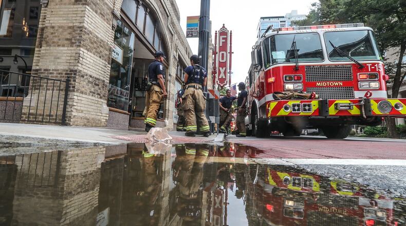 Crews were called to the Publick Draft House next to the Fox Theater after a small fire broke out in the kitchen Tuesday morning.