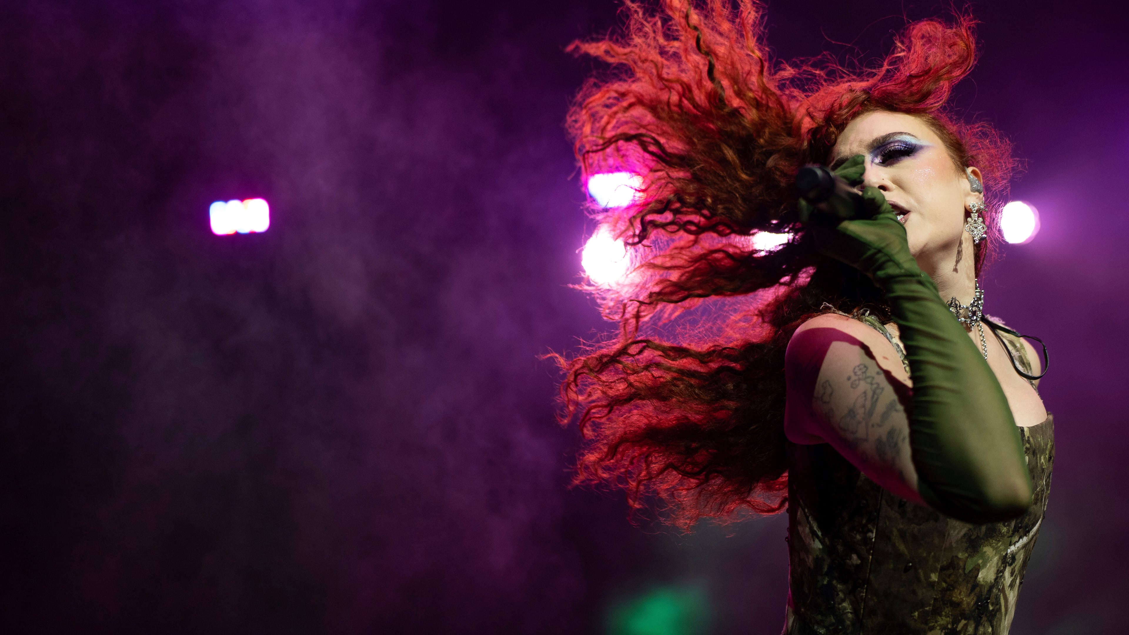 Chappell Roan performs in London on Sept. 20, 2024. (Photo by Scott A Garfitt/Invision/AP)