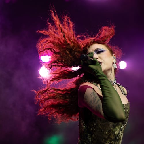 Chappell Roan performs in London on Sept. 20, 2024. (Photo by Scott A Garfitt/Invision/AP)