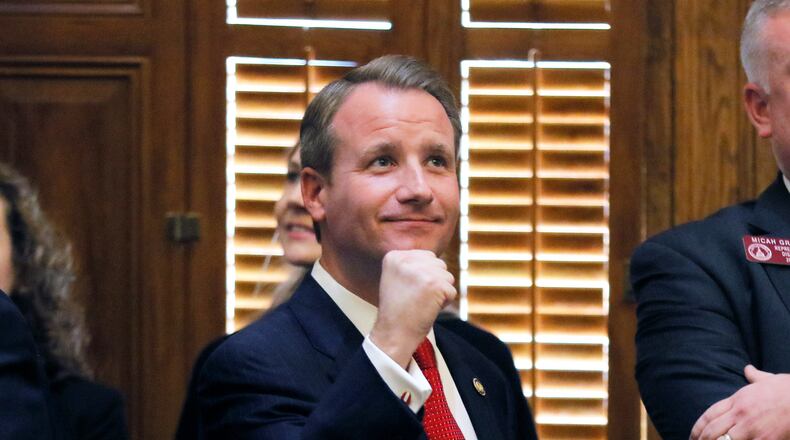 State Sen. John Albers, R-Roswell, pushed two bills during Georgia’s 2019 legislative session to mandate that the state do economic reviews before tax break measures are voted on, including one requiring reviews before tax breaks can be extended. One of his bills was gutted in the House, and a watered-down version of the other passed and is awaiting Gov. Brian Kemp’s signature. BOB ANDRES /BANDRES@AJC.COM