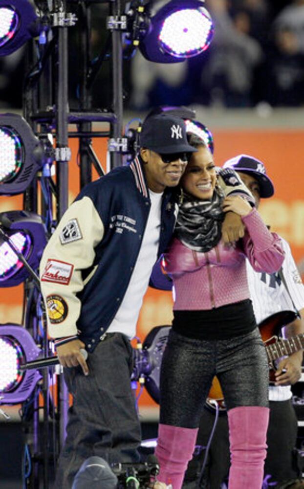 Jay-Z, Alicia Keys rock at World Series game