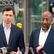 Georgia U.S. Sens. Jon Ossoff and Raphael Warnock.