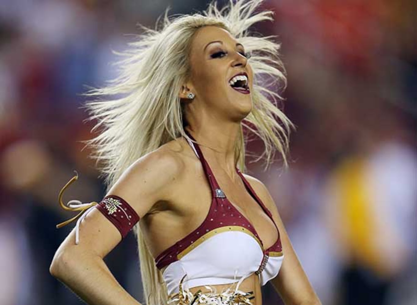 NFL cheerleaders in the preseason