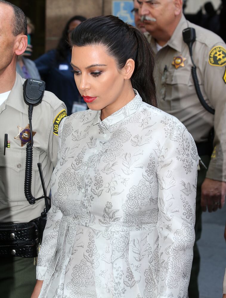 Kim Kardashian's maternity fashion