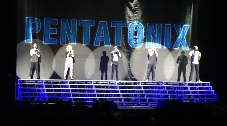 Pentatonix will be part of the Star 94 Jingle Jam December 14 with NeedtoBreathe and Andy Grammer at the Fox Theatre. CREDIT: Rodney Ho/rho@ajc.com