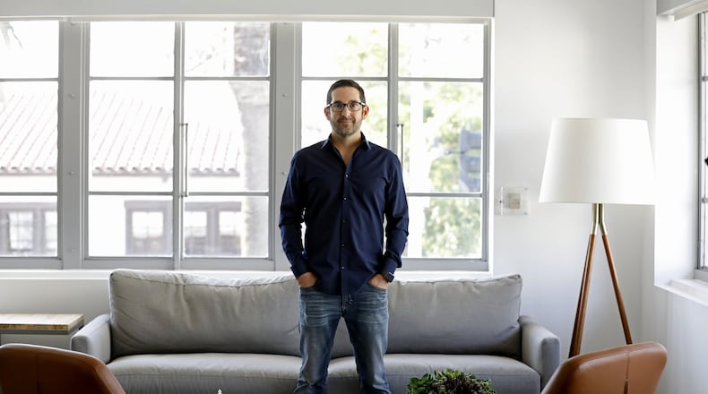 Ian Siegel, co-founder and chief executive of ZipRecruiter, poses for a portrait at the company’s Santa Monica office on Thursday, Nov. 1, 2018. (Christina House/Los Angeles Times/TNS)